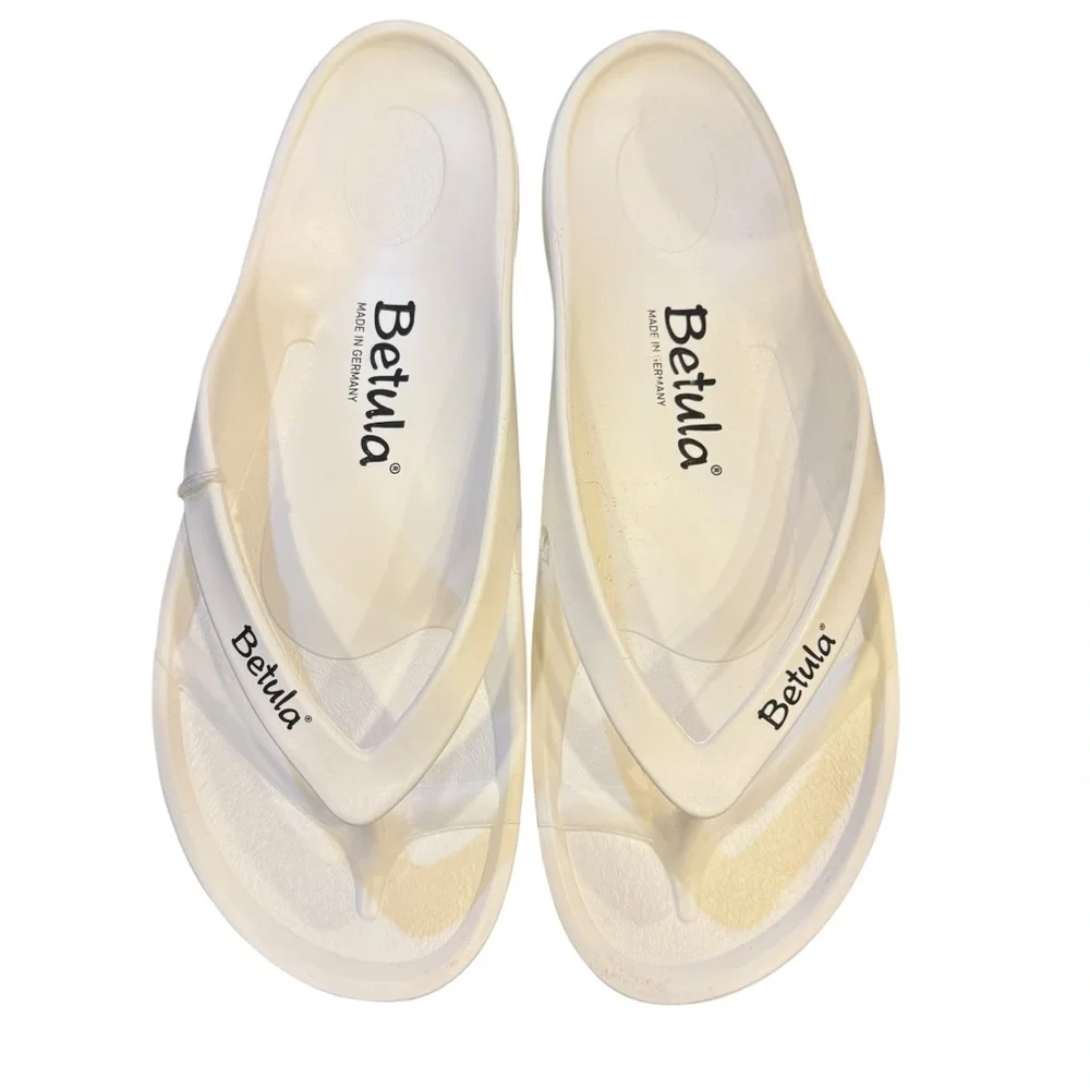 Betula by Birkenstock Men’s Energy White EVA Beach Thong Sandals Men's sz 46/13